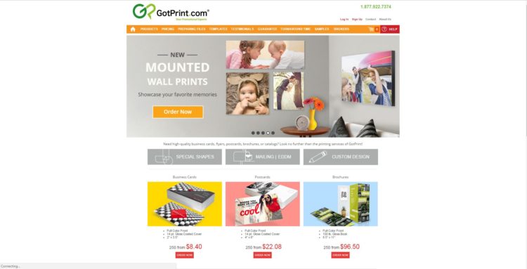 Html Website For Gotprint